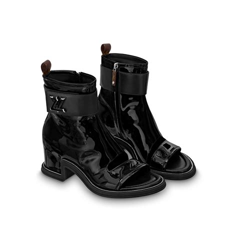 louis vuitton moonlight ankle boots|Louis Vuitton bootie boots.